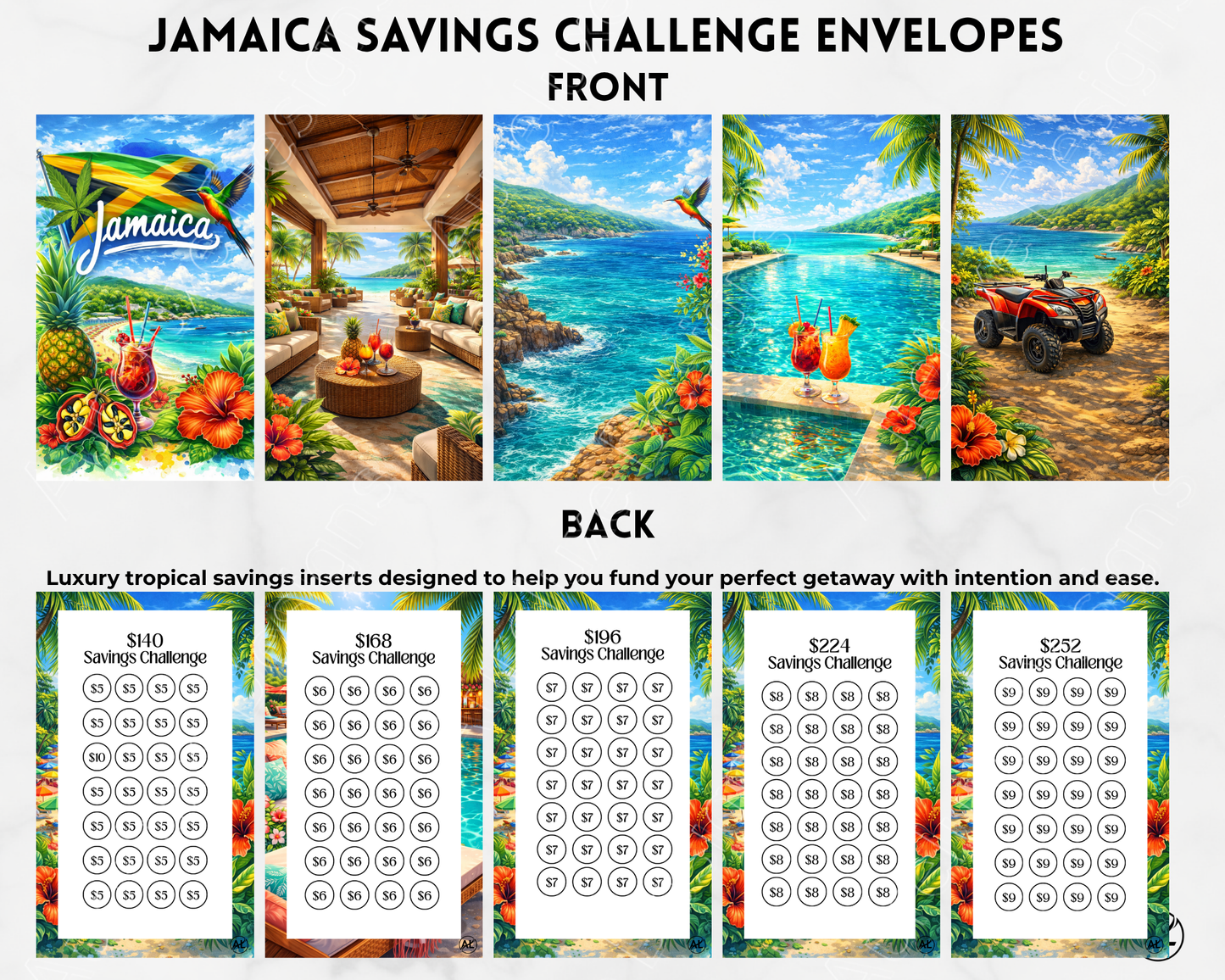 Jamaica Insert and Envelope Collection