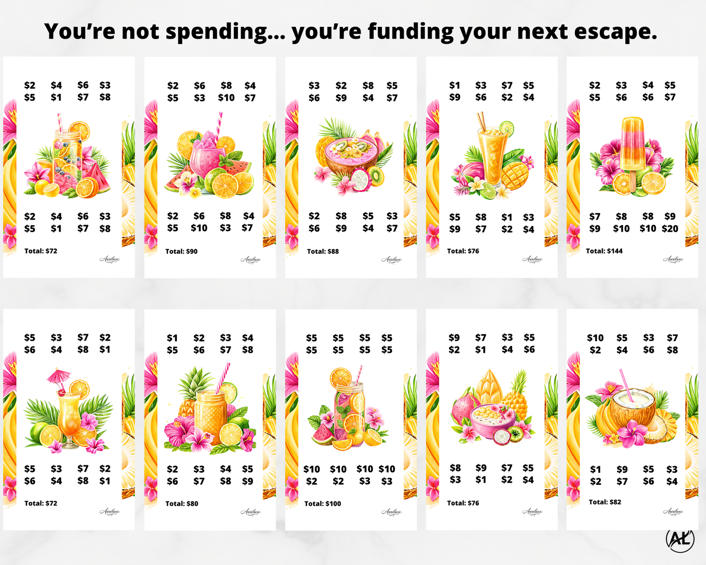 Tropical Money Moves Savings Challenge