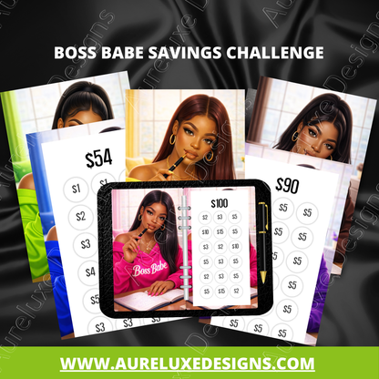 Boss Babe Savings Challenge Luxury Energy. Realistic Numbers.