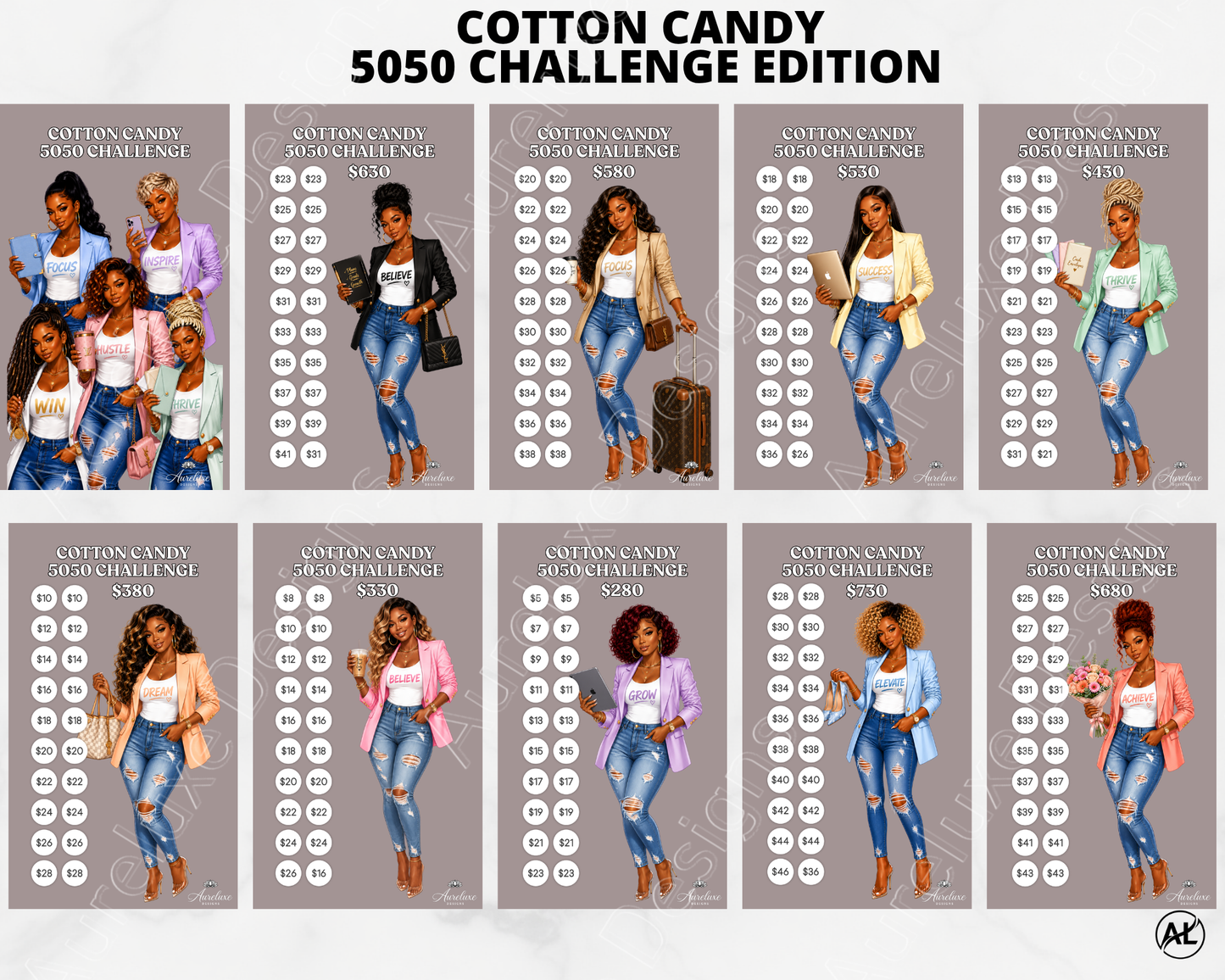 Secure the Bag Cotton Candy $5050 Collection