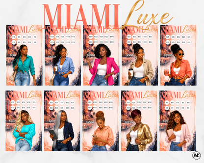 Miami Luxe Inserts and Envelope Collection