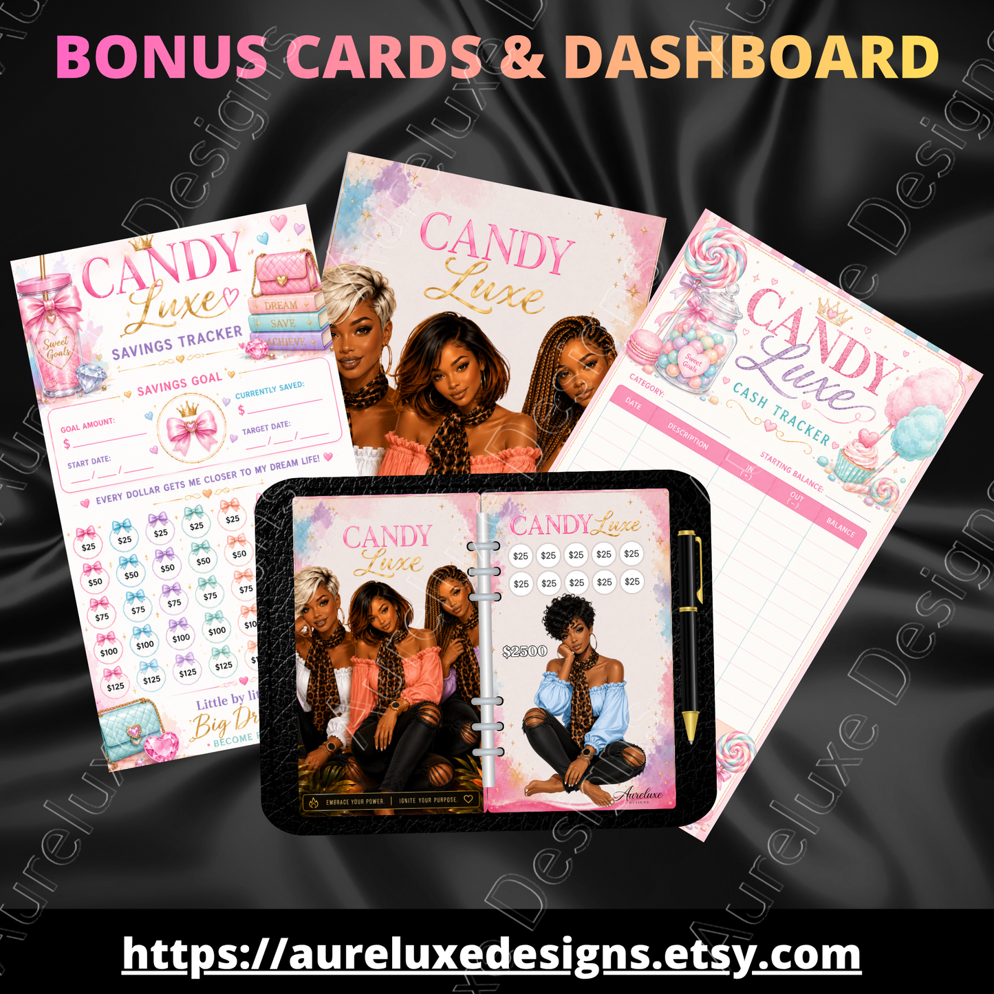 Cotton Candy Luxe Inserts and Envelope Collection