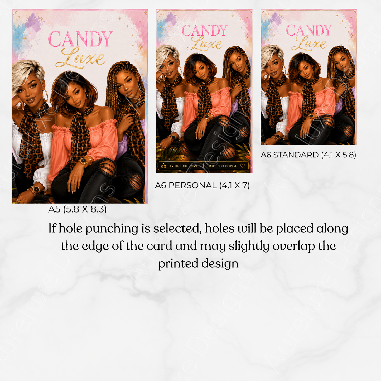 Cotton Candy Luxe Inserts and Envelope Collection