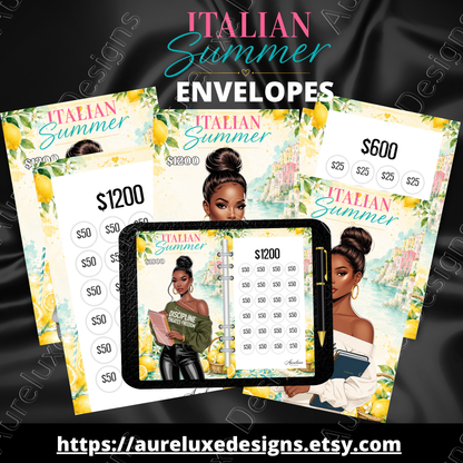 Italian Summer Insert and Envelope Collection