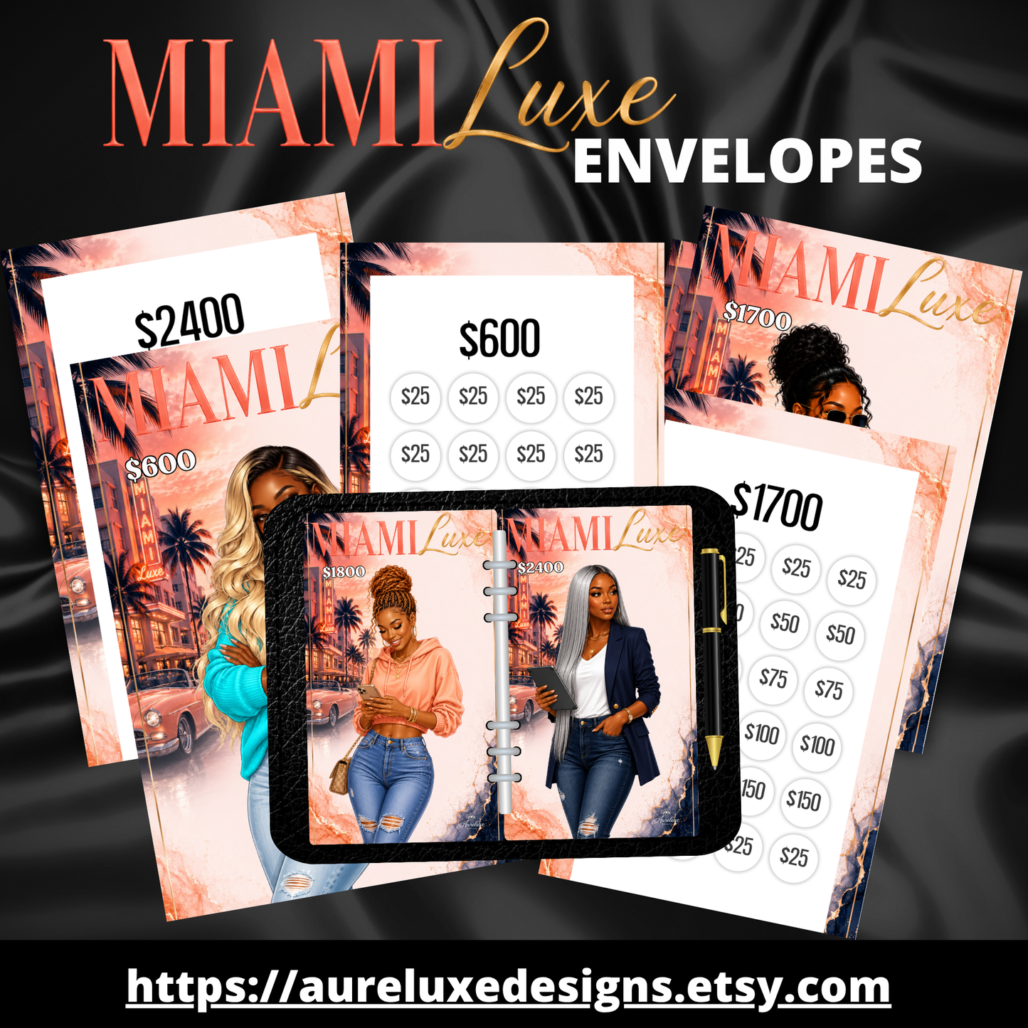 Miami Luxe Inserts and Envelope Collection