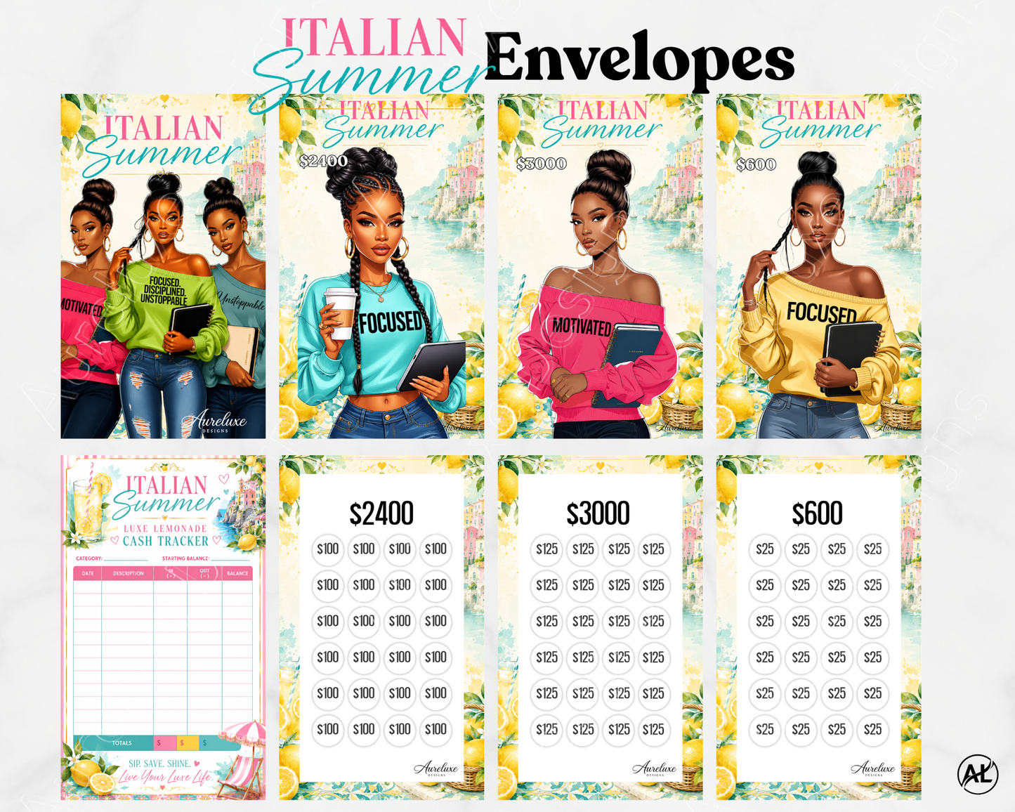 Italian Summer Insert and Envelope Collection