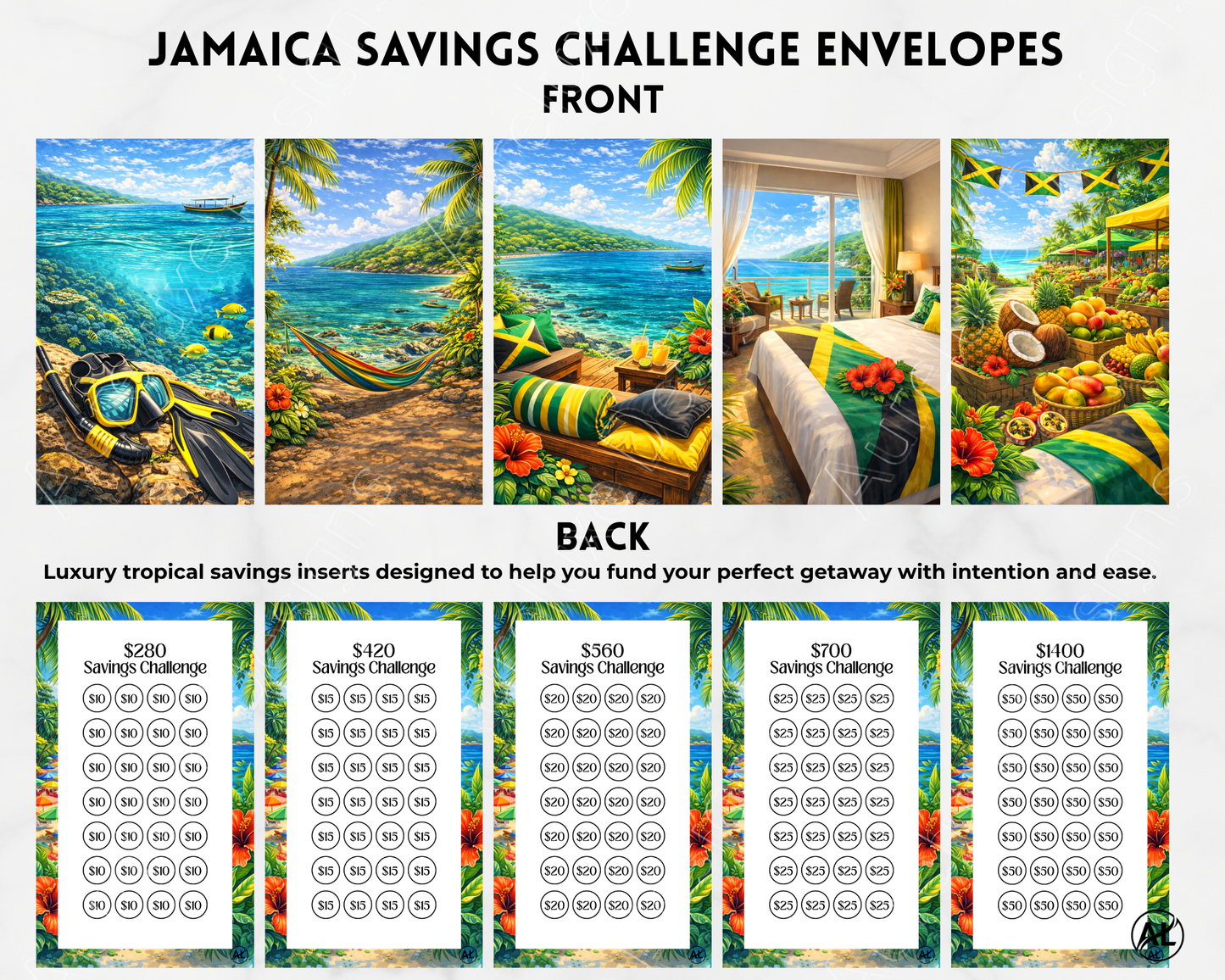 Jamaica Insert and Envelope Collection