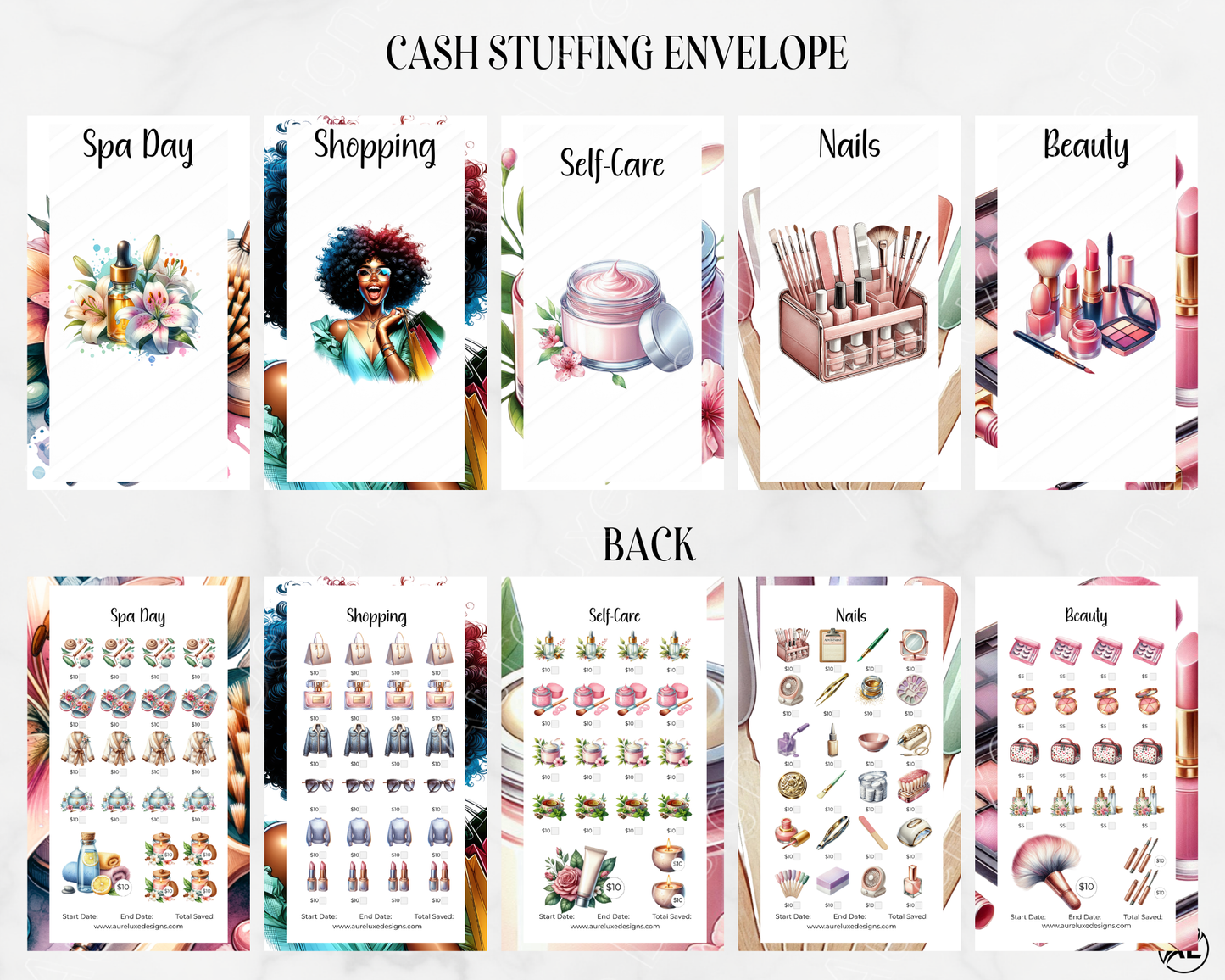 Auréluxe Lifestyle Envelope Set