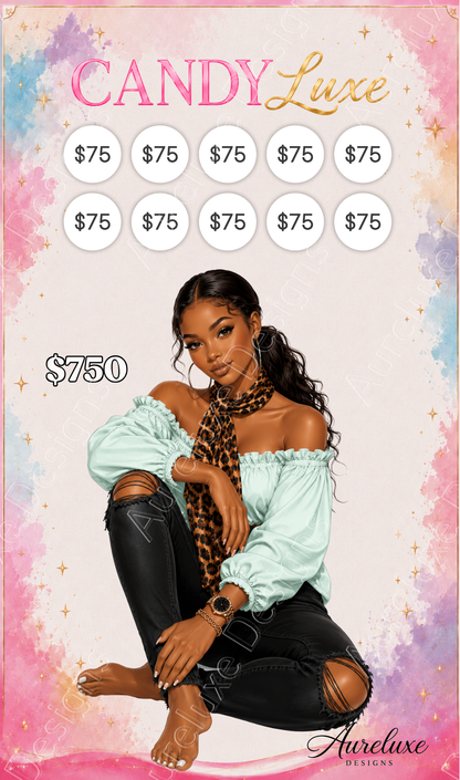 Cotton Candy Luxe Inserts and Envelope Collection