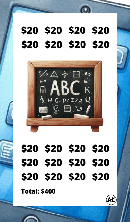 School Supplies Savings Challenge Collection