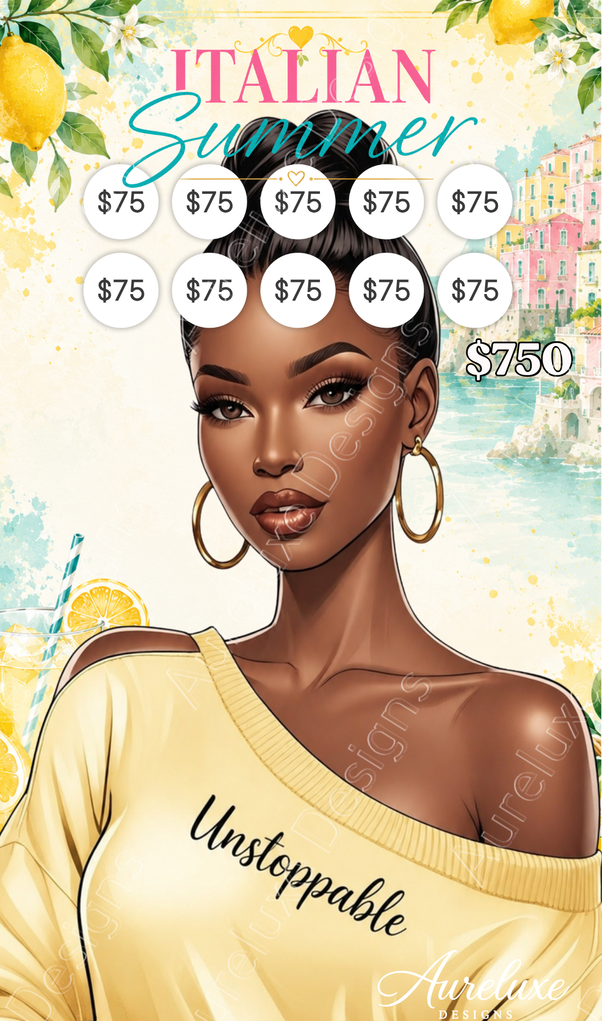 Italian Summer Insert and Envelope Collection