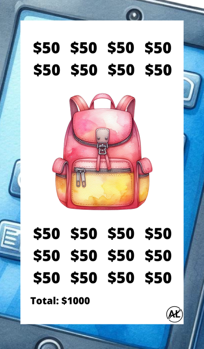 School Supplies Savings Challenge Collection