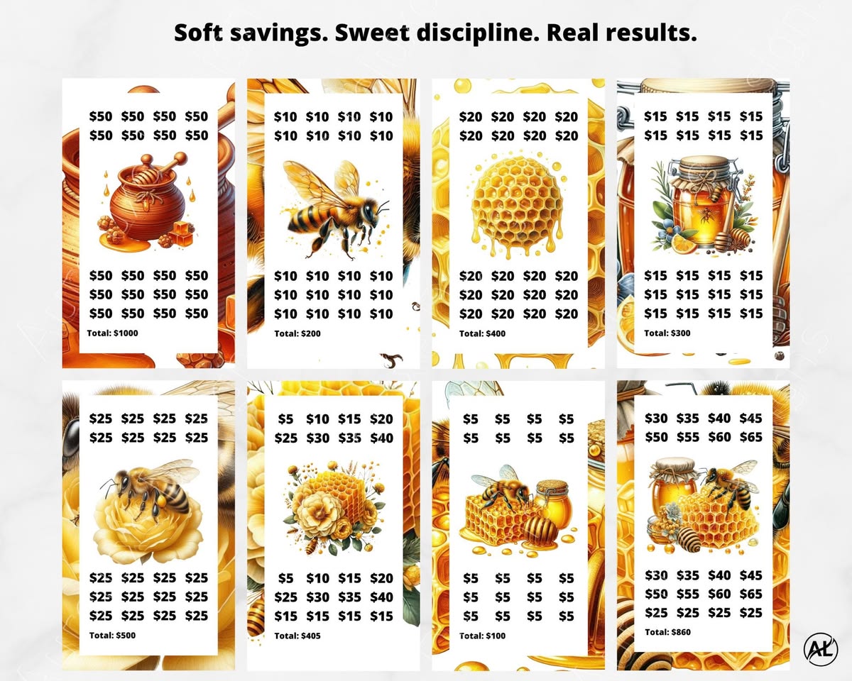 Honey Bee Savings Challenge Bundle