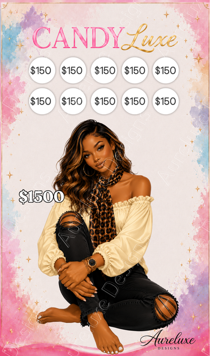 Cotton Candy Luxe Inserts and Envelope Collection