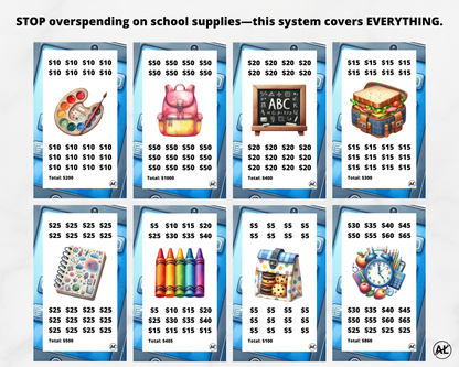 School Supplies Savings Challenge Collection