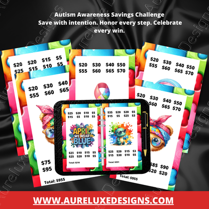 Autism Awareness Savings Challenge